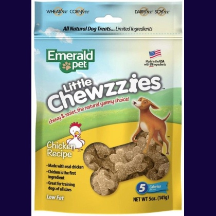 Emerald Pet Little Chewzzies Soft Training Treats Chicken Recipe