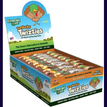 Emerald Pet Turducky Twizzies Natural Dog Chews