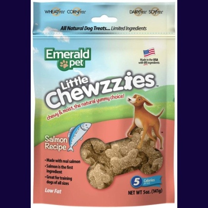 Emerald Pet Little Chewzzies Soft Training Treats Salmon Recipe