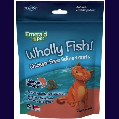 Emerald Pet Wholly Fish! Cat Treats Salmon Recipe