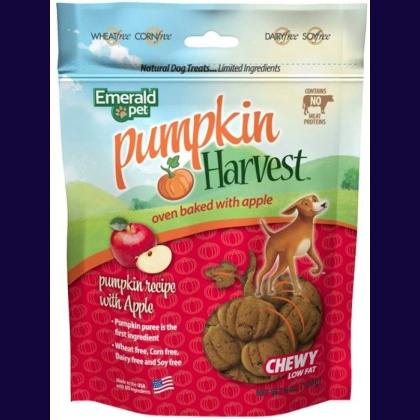 Emerald Pet Pumpkin Harvest Oven Baked Dog Treats with Apple