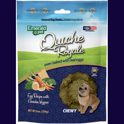 Emerald Pet Quiche Royal Garden Vegetable Treat for Dogs