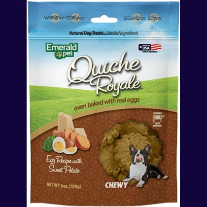 Emerald Pet Quiche Royal Sweet Potato Treat for Dogs