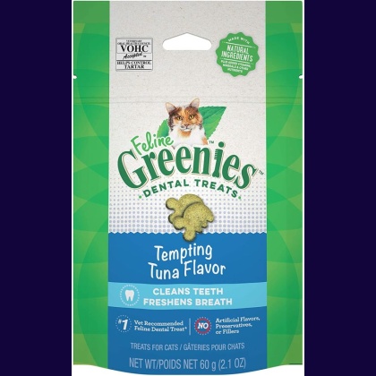 Greenies Feline Dental Treats Tempting Tuna Flavor