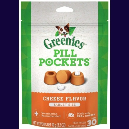 Greenies Pill Pockets Cheese Flavor Tablets