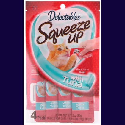 Hartz Delectables Squeeze Up Cat Treat - Tuna