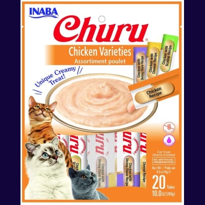 Inaba Churu Chicken Varieties Creamy Cat Treat