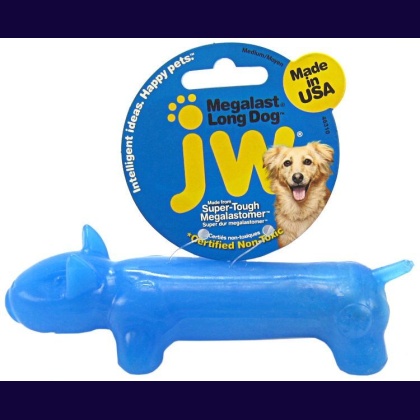 JW Pet Megalast Rubber Dog Toy - Long Dog