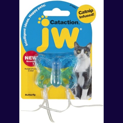 JW Pet Cataction Catnip Infused Butterfly Interactive Cat Toy