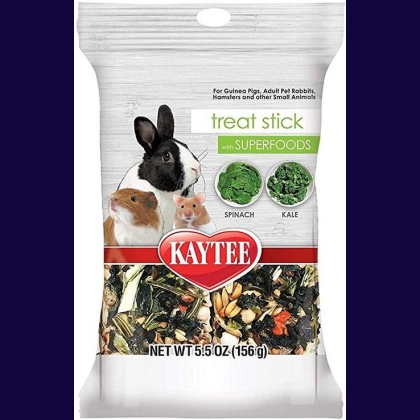 Kaytee Superfoods Small Animal Treat Stick - Spinach & Kale