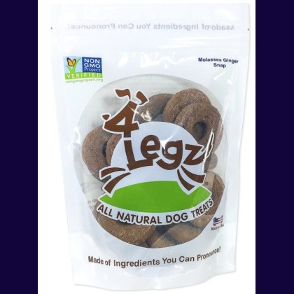 4Legz Molasses Ginger Snap Dognutz Dog Cookies