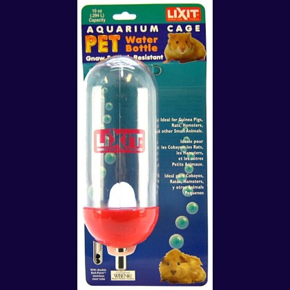 Lixit Aquarium Cage Water Bottle Clear