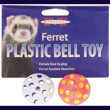 Marshall Plastic Ferret Bell Toys