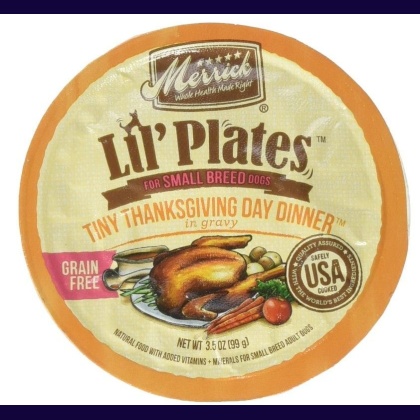 Merrick Lil Plates Grain Free Tiny Thanksgiving Day Diner