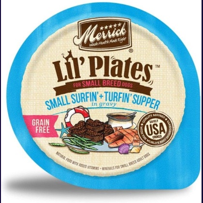 Merrick Lil Plates Grain Free Small Surfin + Turfin Supper