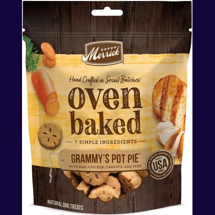 Merrick Oven Baked Grammys Pot Pie Natural Dog Treats