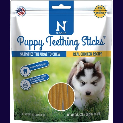 N-Bone Puppy Teething Treats - Chicken Flavor