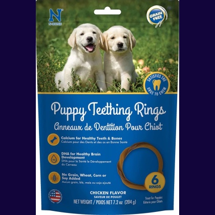 N-Bone Grain Free Puppy Teething Rings - Chicken Flavor