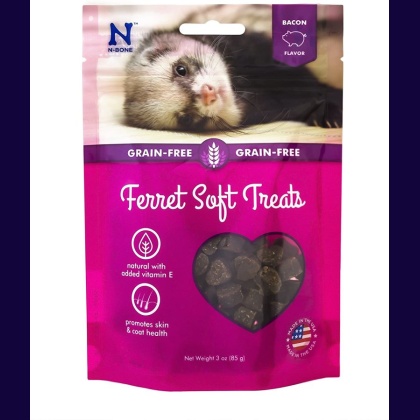 N-Bone Ferret Soft Treats - Bacon Flavor