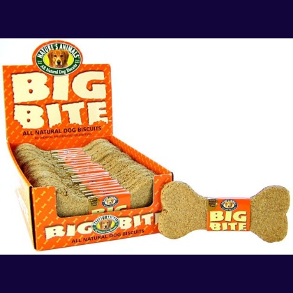 Natures Animals Big Bite Dog Treat - Peanut Butter Flavor