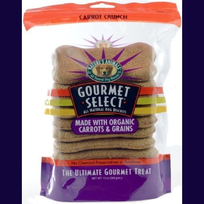 Natures Animals Gourmet Select Carrot Crunch Organic Dog Bones