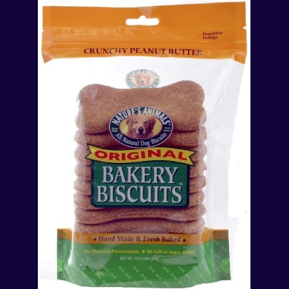 Natures Animals Orihinal Bakery Buscuits Crunchy Peanut Butter