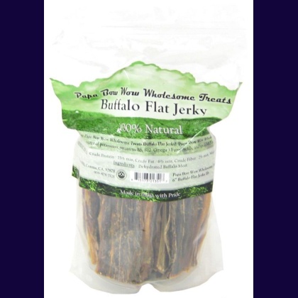 Papa Bow Wow Buffalo Flat Jerky - 6