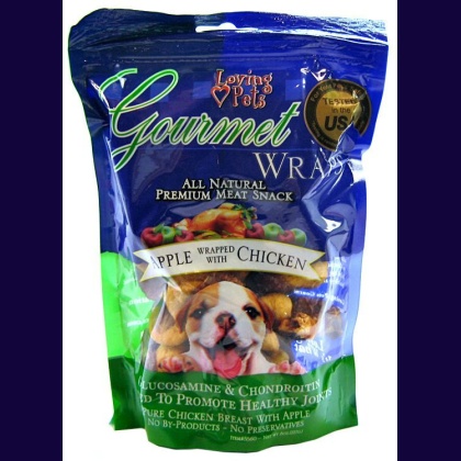 Loving Pets Gourmet Apple & Chicken Wraps