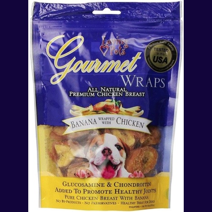 Loving Pets Gourmet Banana & Chicken Wraps