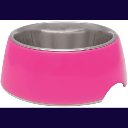 Loving Pets Hot Pink Retro Bowl