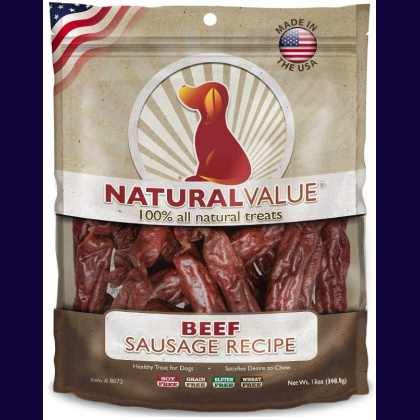 Loving Pets Natural Value Beef Sausages