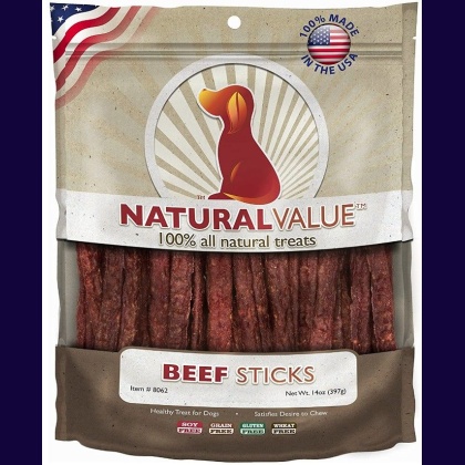 Loving Pets Natural Value Beef Sticks