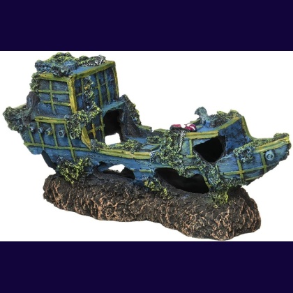 Penn Plax Sunken Ship Aquarium Decor