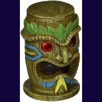 Penn Plax Gazer Tiki Mask Aquarium Ornament