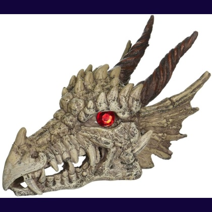 Penn Plax Gazer Dragon Skull Aquarium Ornament