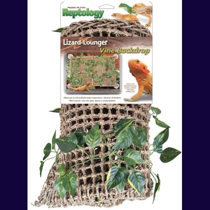 Penn Plax Reptology Lizard-Lounger Vine Backdrop