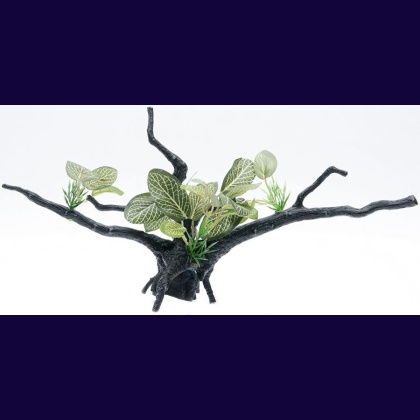 Penn Plax Driftwood Plant - Green - Wide