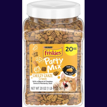 Friskies Party Mix Crunch Treats Cheezy Craze