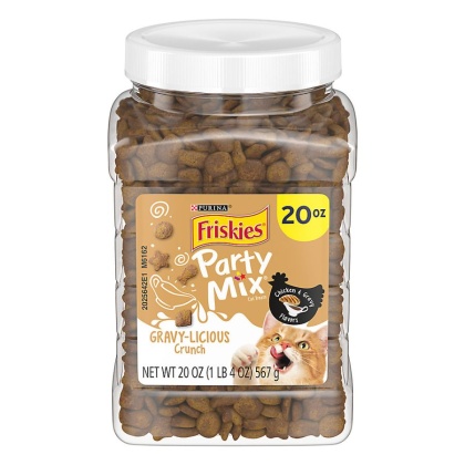 Friskies Party Mix Crunch Treats Gravy-Licious