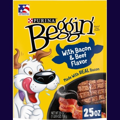 Purina Beggin\' Strips - Bacon & Beef Flavor