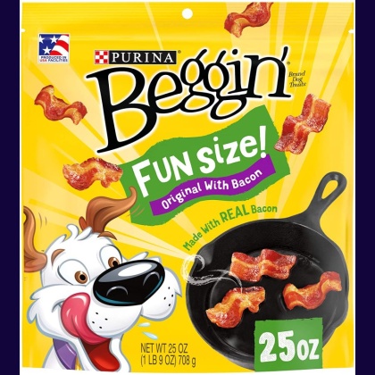 Purina Beggin\' Strips Bacon Flavor Fun Size