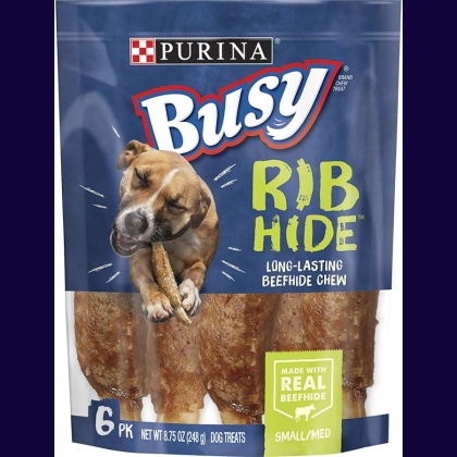 Purina Busy RibHide Chew Treats for Dogs Original