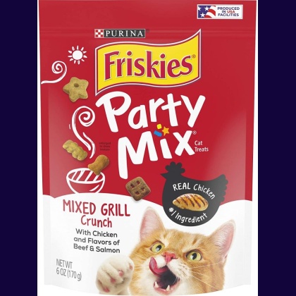 Friskies Party Mix Crunch Treats Mixed Grill