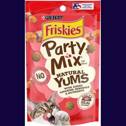 Friskies Party Mix Naturals Cat Treats - Real Salmon