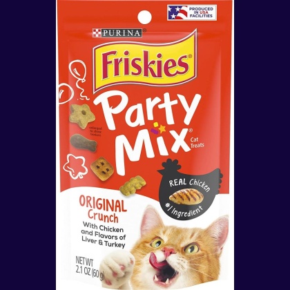 Friskies Party Mix Original Crunchy Cat Treats