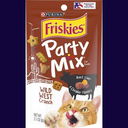 Friskies Party Mix Wild West Crunchy Cat Treats