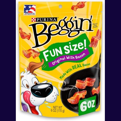 Purina Beggin' Strips Bacon Flavor Fun Size