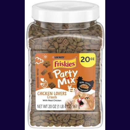 Friskies Party Mix Crunch Treats Chicken Lovers