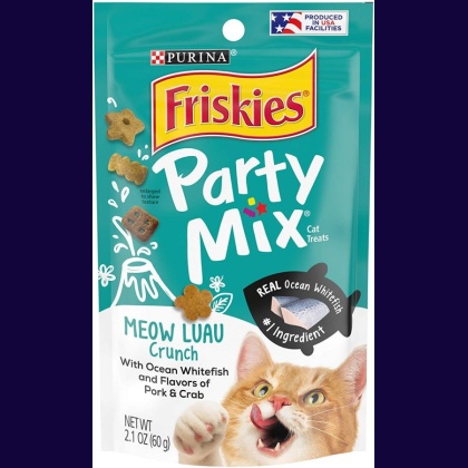 Friskies Party Mix Crunch Treats Meow Luau