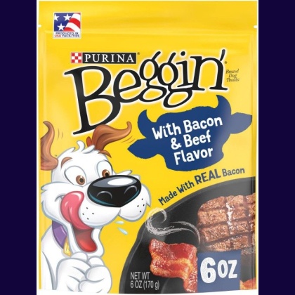 Purina Beggin\' Strips - Bacon & Beef Flavor